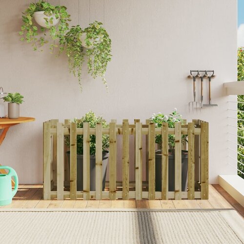 vidaXL Povišena vrtna gredica 150x50x70 cm impregnirana borovina Cijene
