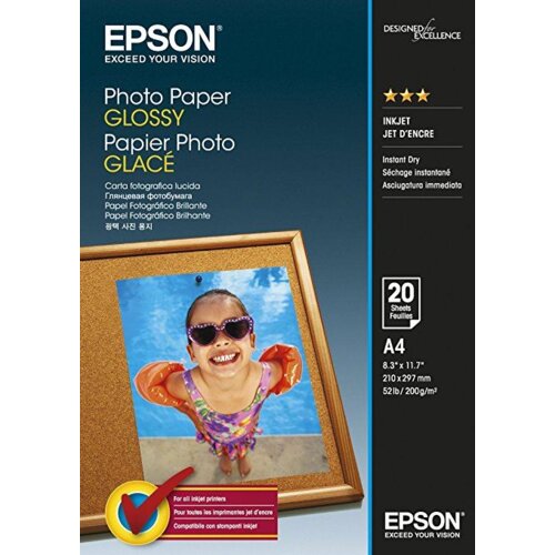Epson Photo Paper Glossy foto papir A4 Bijelo Sjaj Cene