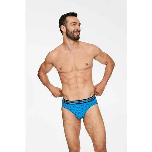 Henderson Briefs Boost 40061-MLC Set of 2 Dark gray M&amp;eacute;lange-Blue Dark gray M&amp;eacute;lange-Blue Slike