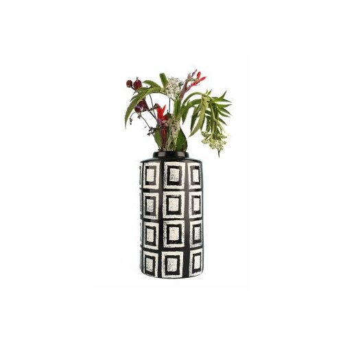 WALLXPERT decorative pot keramička crno bela vaza YL710 Slike