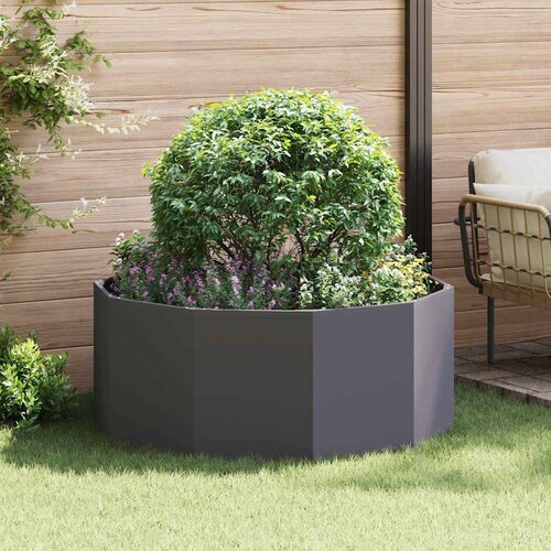 vidaXL Sadilica Crna 120 x 120 x 50 cm Čelik Cene