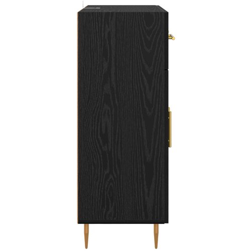  Kreveta Crni hrast 69,5 x 34 x 90 cm Konstruirano drvo Slike