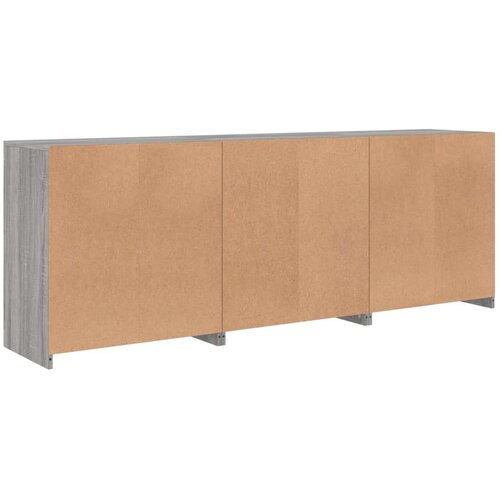  Komoda z LED lučkami siva sonoma 181,5x37x67 cm Slike