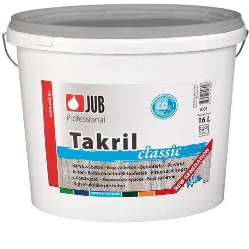 Jub barva za zaščito betona takril (16 l, št. 2 siva) Cene