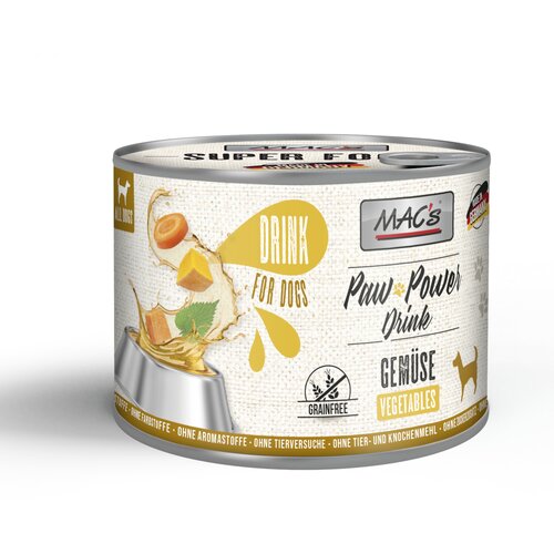 MAC&amp;#039;s Dog Paw Power Drink 185 g - Povrće Slike