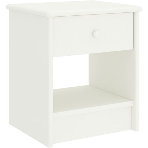 vidaXL noćni ormarić bijeli 35 x 30 x 40 cm od masivne borovine Cijene