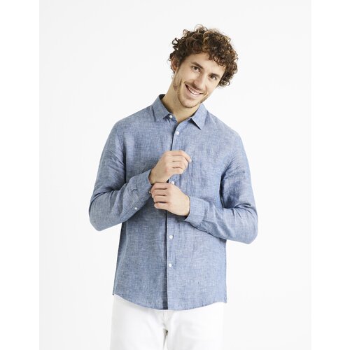 Celio Daflix Linen Shirt - Men Slike