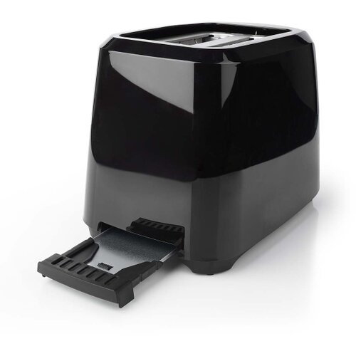 Nedis Toaster z 2 režama in 6 stopnjami pečenja 700W, Črna, (5000277367) Slike