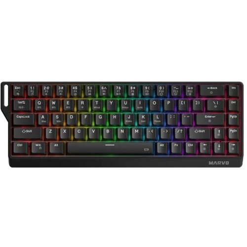 Marvo Tastatura Saber (KG965W) Gaming Mehanička Wireless / Bluetooth / Žična / RGB 65% / Black Cene
