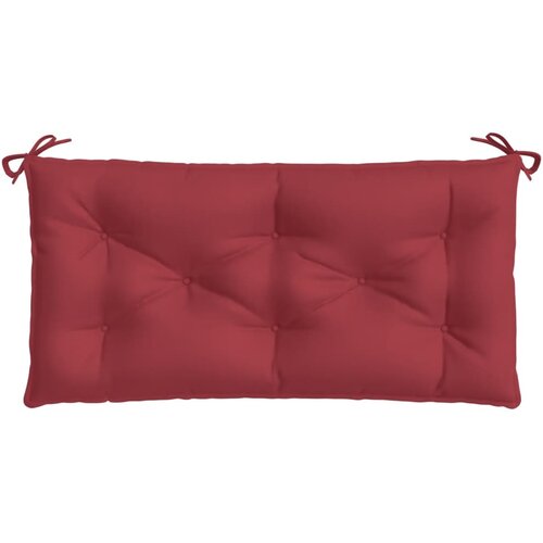 Jastuk za vrtnu klupu boja vina 100 x 50 x 7 cm tkanina Oxford Slike