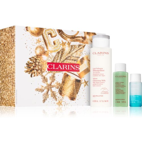 Clarins Cleansing Collection darilni set za popolno či&amp;scaron;čenje obraza Slike