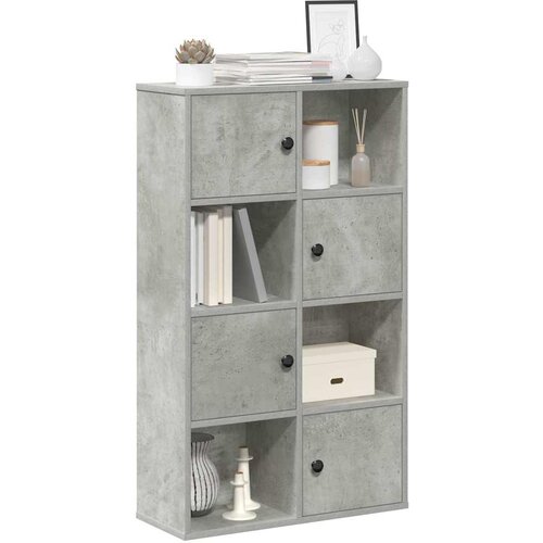  Regal za knjige boja betona 60x24x101,5 cm konstruirano drvo Cijene