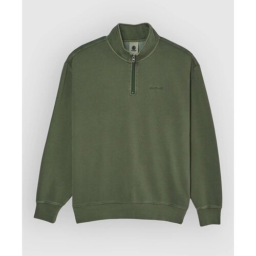 Element Lowcase Pigment Half-Zip Fleece Sweater bronze green Slike
