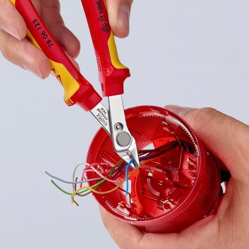 Knipex kle&amp;scaron;ta sečice elekt.vde 125MM super knips inox 1257670 78 06 125 Slike