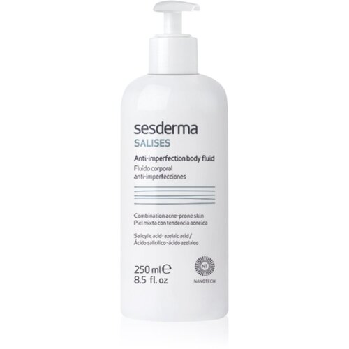 Sesderma Salises Anti-Imperfection Body Fluid losjon za telo proti aknam 250 ml Cene