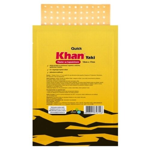 Khan Flaster sa kapsaicinom Khan Yaki Slike