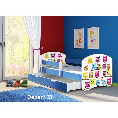 ACMA dečiji krevet ii 180x80 f + dušek 6 cm BLUE31 Slike