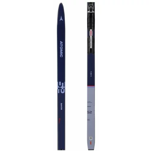 Atomic SAVOR 52 GRIP + PA Běžecké lyže s vázáním na klasickou techniku, crna, veličina