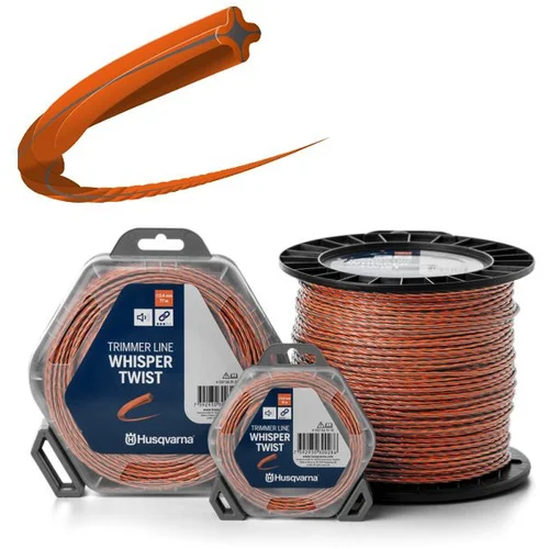 Husqvarna TRIMI NIT 2,4MM 12M WHISPER TWIST