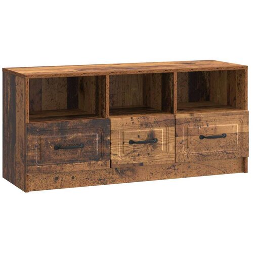 TV ormar Staro drvo 102 x 34 5 x 47 cm Konstruirano drvo Cene