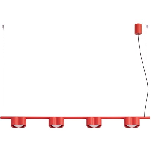 Sollux Lighting Lestenec OVIO 4 rdeč Gx53, (5000499887) Cene