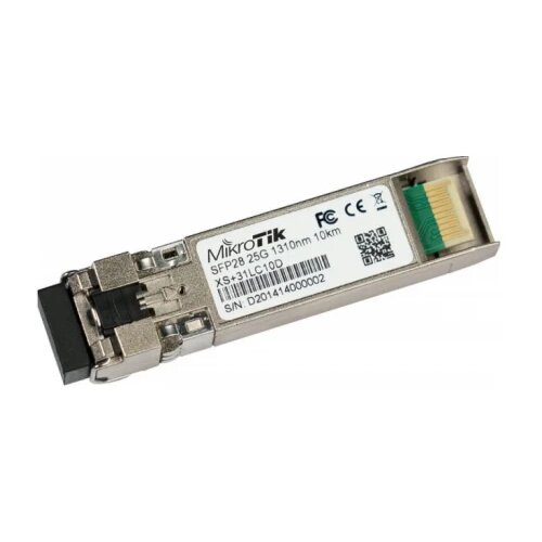 MikroTik XS+31LC10D SFP/SFP+/SFP28 module 1/10/25G single mode 10km 1310nm DDM Cene