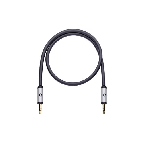 Utičnica audio priključni kabel [1x 3,5 mm banana utikač - 1x 3,5 mm banana utikač] 1.50 m crna pozlaćeni kontakti Oehlb Cijene