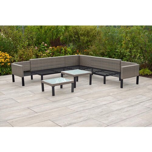 Gardenson Lounge Garnitura Amantea, Raztegljiva Slike