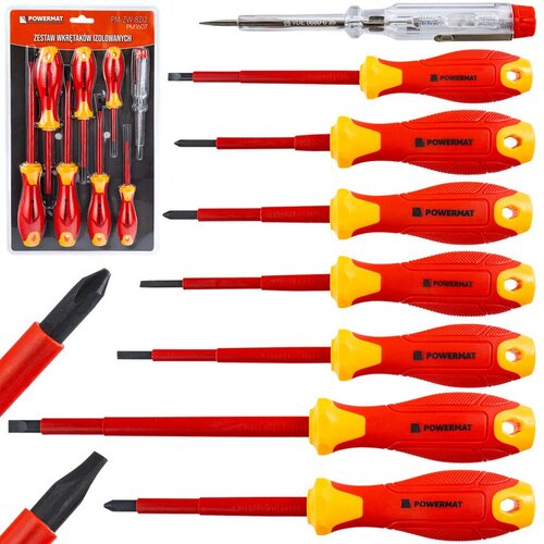 Powermat izolirani set odvijača za električare 1000V 8-dijelni PM-ZW-8ZI2 Cijene