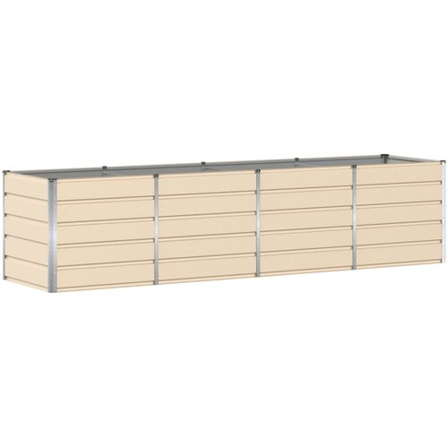 VidaXL Cvetlično korito Slonoko&amp;scaron;čena 320 x 80 x 75 cm Jeklo, (5000207625) Slike