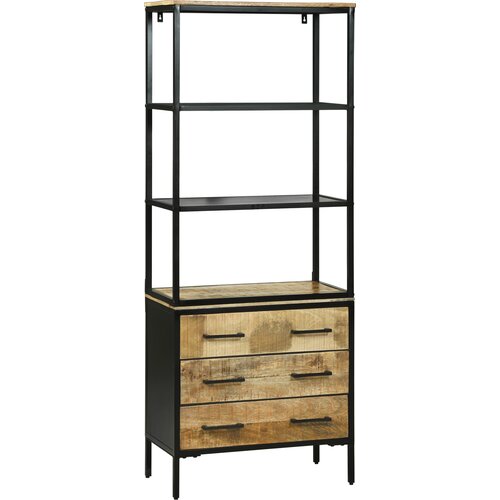 vidaXL Highboard 70x35x180 cm Čvrsto hrapavo drvo mango Cijene