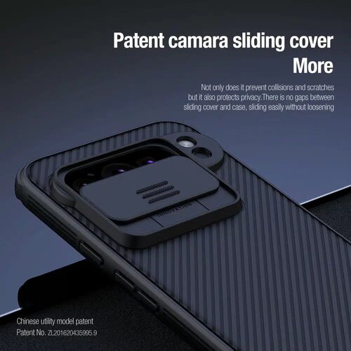 Nillkin CamShield Pro etui za Google Pixel 9 Pro XL - črn Slike