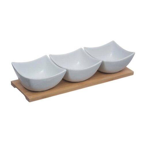 Secret de Gourmet činija set 3/1 na poslužavniku 30x10x7cm (160510) Cene