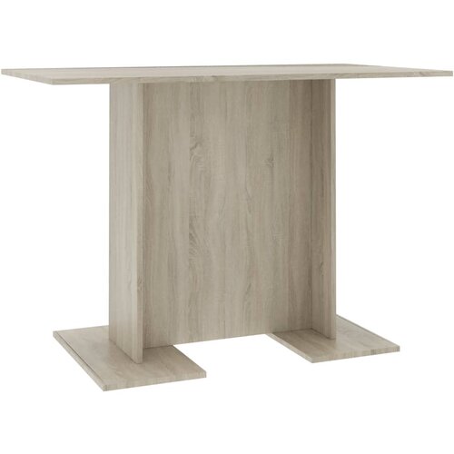 Maison Chic Jedilna miza - Kuhinjska miza - Jedilni stol sonoma hrast 110x60x75 cm inženirski les, (21715005) Slike