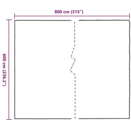 s rupama *Transparent*an 6 x 8 m Polietilen - 6 x 8 m Slike