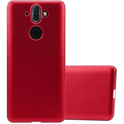  case, združljiv z nokia v kovinsko rdeči - za&scaron;čitni pokrov, narejen iz fleksibilnega silikona tpu, (20591309) Cene