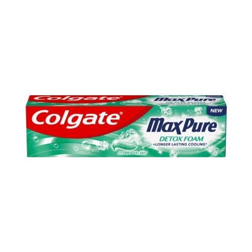 Colgate max pure detox foam pasta za zube 75ml Slike