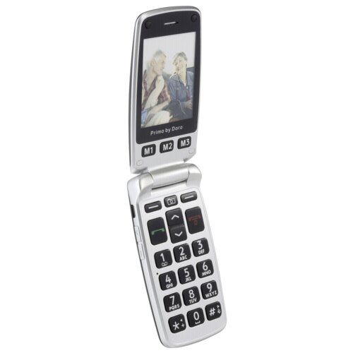 Doro 413 senior preklopni telefon crna Slike