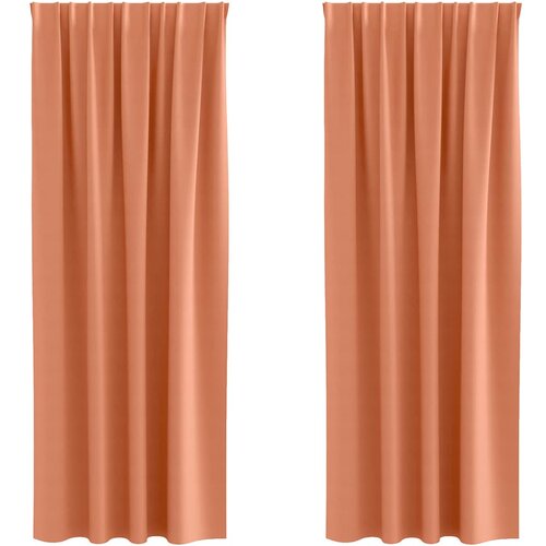  Zavjese za blackout s prstenovima 2 pcs Terakota 245 x 140 cm Slike