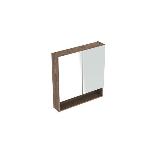 Geberit toaletni ormarić SELNOVA SQUARE ogledalo 79*85 orah, 2 vrata Cene