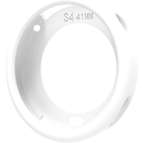 INF kompatibilno z xiaomi S4 - 41mm: bel silikonski za&scaron;čitni etui za uro, (5000079710) Cene