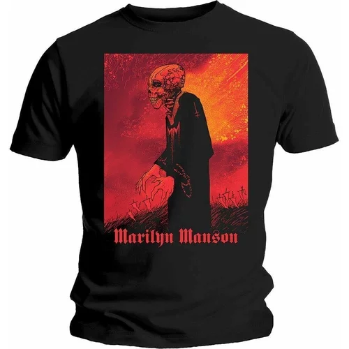 Marilyn Manson Košulja Mad Monk Black L