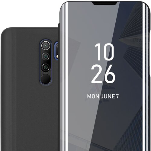 Cadorabo primera, združljiv z Xiaomi v turmalinski črni barvi - prozorno zrcalno za&scaron;čitno prevleko z funkcijo stojala 360 stopinj za&scaron;čita, (20694192) Cene