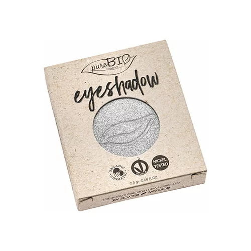 puroBIO cosmetics Kompaktno sjenilo za oči REFILL - 23 Argento (svetljucava) REFILL
