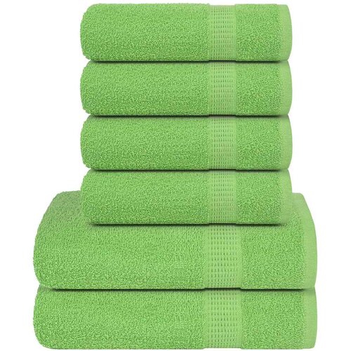  Set ručnika FROGN od 6 dijelova jabukasto zelene boje 360 g/m² Cene