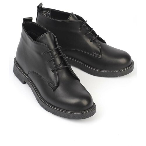 Capone Outfitters Ankle Boots - Black - Flat Slike