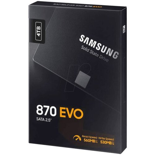 Samsung SSD 4TB 870 EVO2.5&amp;#039;&amp;#039; SATA3V-NAND MLC560MB/s read,530MB/s write Slike