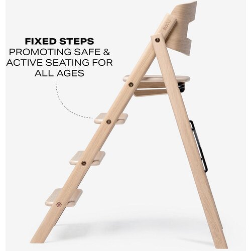 KAOS hranilica Klapp Dječja stolica, Hrast, Natural KLA-OAK-NAT Cene