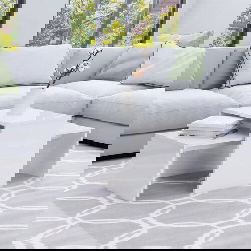VidaXL Komplet klubskih mizic visok sijaj bel 100x48x40 cm iverna pl., (20625301) Slike