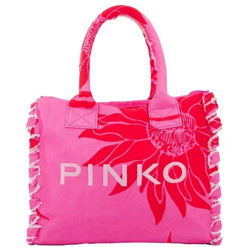 Pinko Nakupovalne torbe A0PZ BEACH SHOPPING Rožnata